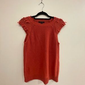 Banana republic, new with tags, burnt orange short sleeved sweater